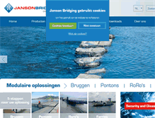 Tablet Screenshot of jansonbridging.nl