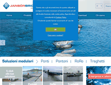 Tablet Screenshot of jansonbridging.it