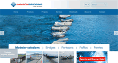 Desktop Screenshot of jansonbridging.com